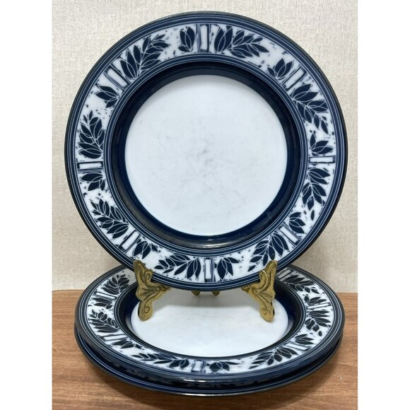 Set Of 3 Dansk Ceylon 7 Inch Dessert Plates Heavy Use Discounted Price - Picture 1 of 4